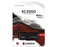 KINGSTON KC3000 1TB PCIe 4.0 NVMe M.2 - 691100 - zdjęcie 2